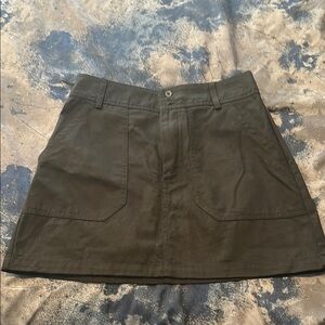 Black Halara Mini Skirt